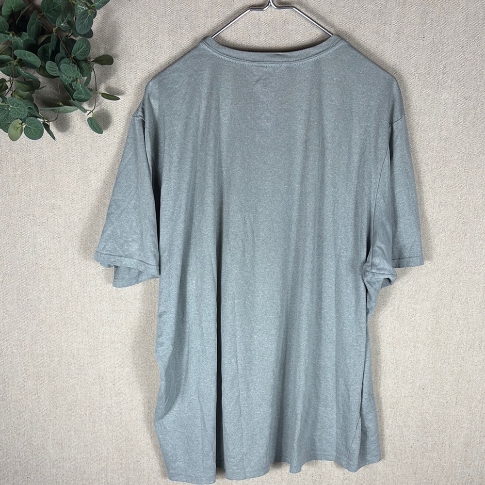 The North Face Gray Blue Short Sleeve Tee Casual Crew Neck XXL - Picture 10 of 10